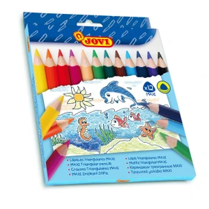 Maxi 12 Renkli Kuru Boya Seti
