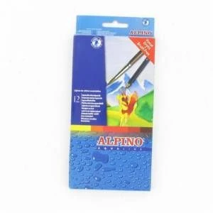 Alpıno Aqualıne Kuru Boya 12 Li, Fırçalı