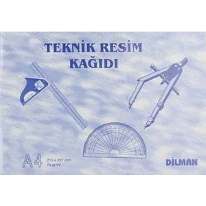 Teknik Resim Defteri A4  Yatay