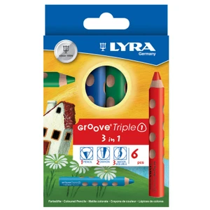L3831060 (3 İn 1) Kuru Boya 6'Lı Groove Triple One