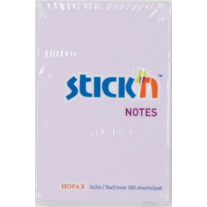 21402 Pastel Yapıskanlı Not Kagıdı 76*51 Mm. 100 Yp Lıla