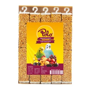 Meyveli Muhabbet Kuşu Krakeri (10 lu Paket) 2 Alana 1 Bedava