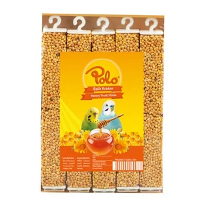 Ballı Muhabbet Kuşu Krakeri (10 lu Paket) 2 Alana 1 Bedava