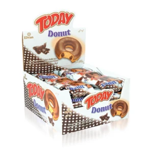 Today Donut Kakaolu Kek 50 gr  24 Adet (1 Kutu)