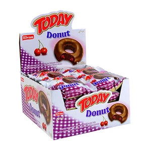 Today Donut Vişneli Kek 50 Gr. 24 Adet (1 Kutu)
