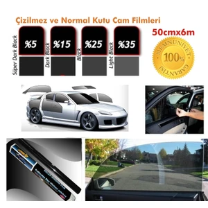 Cam Filmi Kutu Bir Arabalık 50Cmx6M Black