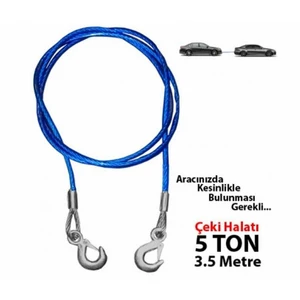 Çeki Halatı  Çelik 5 Ton Kalın