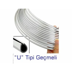 Elkamet Çıta Nikelaj  1Metre (7mm  Lüx Elkamet)