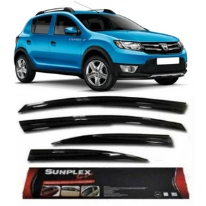 4 Lü Dacia Sandero Sport Style  Mügen Sunplex Cam Rüzgarlığı