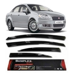 4 Lü Fiat Linea Ön-Arka Sport  Style  Sunplex Cam Rüzgarlığı
