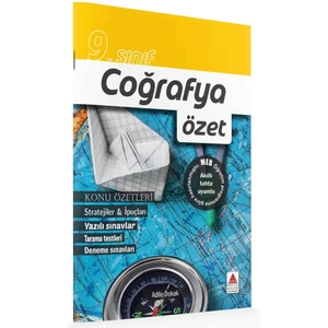 Delta Kültür Yayınevi 9. Sınıf Coğrafya Özet - Adile Dokak