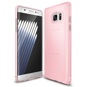 Slim Frost Galaxy Note 7 FE Kılıf Pink - 4 Tarafı Saran İnce Şık Tasarım