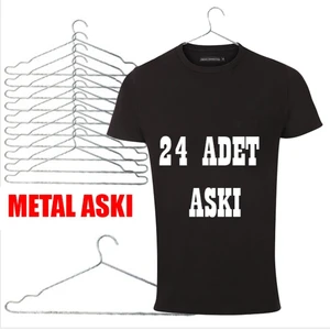 Metal Elbise Askısı Kıyafet Askısı 24lü Askı 6066
