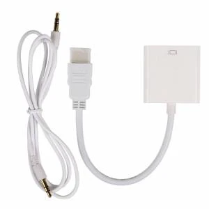 Hdmı To Vga + Ses Çevirici Adaptör Kablo