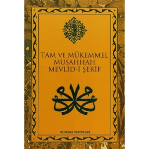 Tam ve Mükemmel Musahhah Mevlid-i Şerif (Büyük Boy)