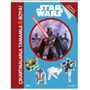 Disney Star Wars - Çıkartmalarla Tamamla ve Boya