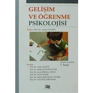 Anı Yayıncılık Gelişim ve Öğrenme Psikolojisi