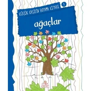 Ağaçlar - Küçük Kaşifin Boyama Kitabı Serisi 9 - Nilüfer Taktak