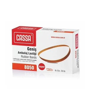 8050 Geniş Kauçuk Lastik 50 Gr.Kutu