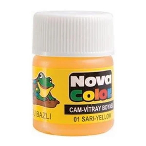 Cam Boyası Sarı Su Bazlı Nc-149