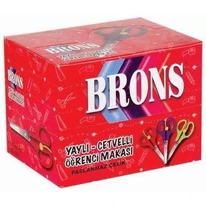 Öğrenci Makası Yaylı Cetvelli Br-701