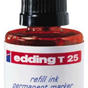 T25 Kırmızı Permanent Mürekkep 25Ml