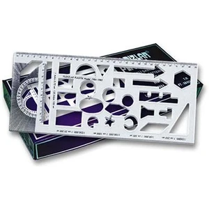 30 Cm. Ölçekli Şablon Cetvel Kod.007