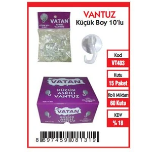 Vatan Vantuz Küçük 10 Lu Vt403