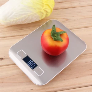 Dijital Çelik Mutfak Terazisi 5000 gr./ 1 gr. Tartı thr136