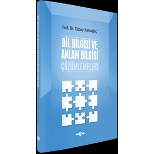 Akçağ Yayınları Dil Bilgisi ve Anlam Bilgisi Çözümlemeleri