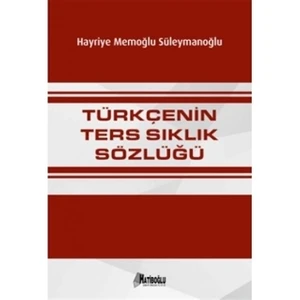Hatiboğlu Yayınları Türkçenin Ters Sıklık Sözlüğü