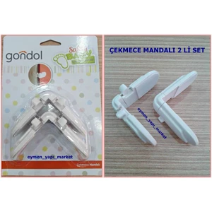 Bebek - Çocuk İçin Çekmece Kilidi 2 Li Set 