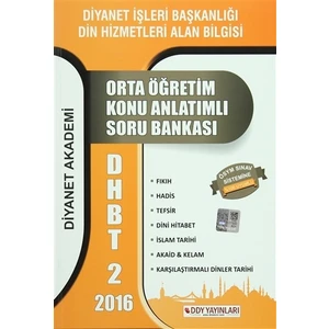 2016 DHBT 2 Orta Öğretim Konu Anlatımlı Soru Bankası
