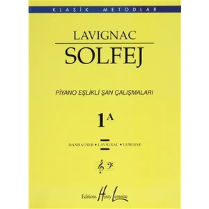 Lavignac Solfej 1A - Büyük Boy - Danhauser