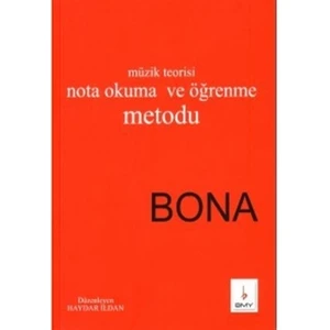 Temel Müzik Teorisi Nota Okuma ve Öğrenme Metodu Bona - Haydar İldan