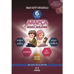 6. Sınıf İmam Hatip Ortaokulu Arapça Konu Anlatımlı - Nurtekin Nazmi Metin