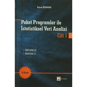 Paket Programlar ile İstatiksel Veri Analizi Cilt 1 - Kazım Özdamar