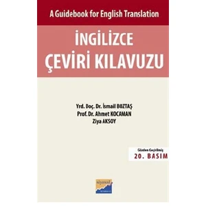 A Guidebook For English Translation İngilizce Çeviri Kılavuzu - Cevap Anahtarı