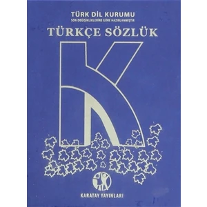 Karatay Yayınları Lise Türkçe Sözlük (Büyük Boy)