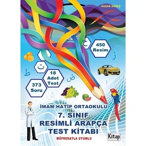 7. Sınıf Resimli Arapça Test Kitabı - Hasan Akreş