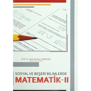 Akademi Consulting Training Sosyal ve Beşeri Bilimlerde Matematik - 2