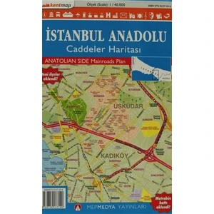 Kentmap İstanbul Anadolu Caddeler Haritası