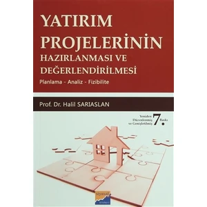 Yatırım Projelerinin Hazırlanması ve Değerlendirilmesi
