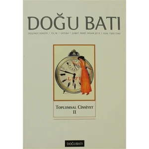 Doğu Batı Düşünce Dergisi Sayı: 64 Toplumsal Cinsiyet 2