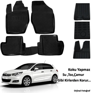 Citroen C4 3D Oto Paspas Seti 