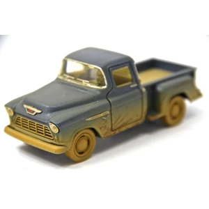 Mavi - 1955 Chevy Stepside Pick-up 1:32 Çamurlu Metal Araba