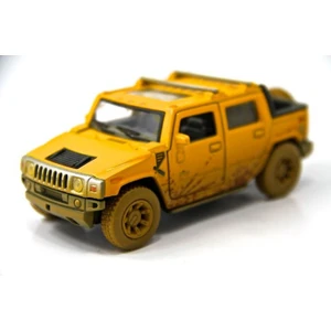 Sarı - 2005 Hummer H2 SUT Çek Bırak Araba 1:40 Ölçekli