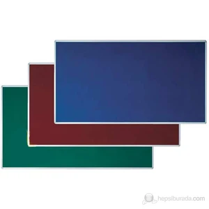 Duvara Monte Mavi Cuha Kaplama Mantar Pano 90x120 cm - 2 Paket Mantar Pano Çivisi