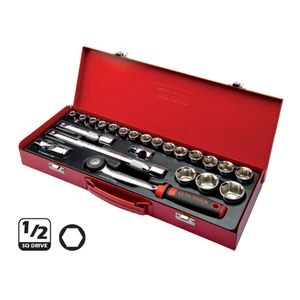 Ceta Form C20-23Mh4 23 Parça 1/2” 6 Köşe Lokma Takımı (Metal Çanta)