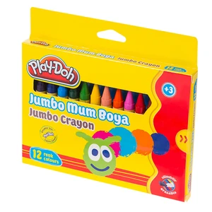 12 Renk Jumbo Crayon Karton Kutu 11mm